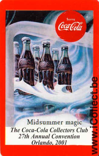 Single Swap Playing Cards Coca-Cola Bottles (PS01-13I) - Click Image to Close