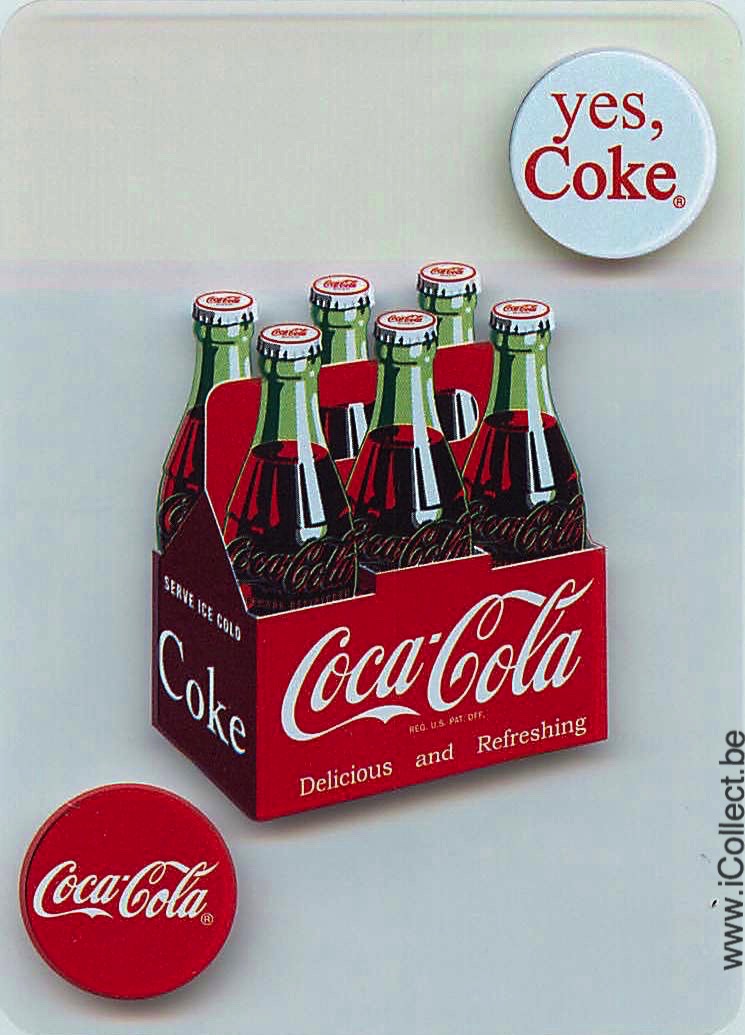 Single Swap Playing Cards Coca-Cola (PS01-60I) - Click Image to Close