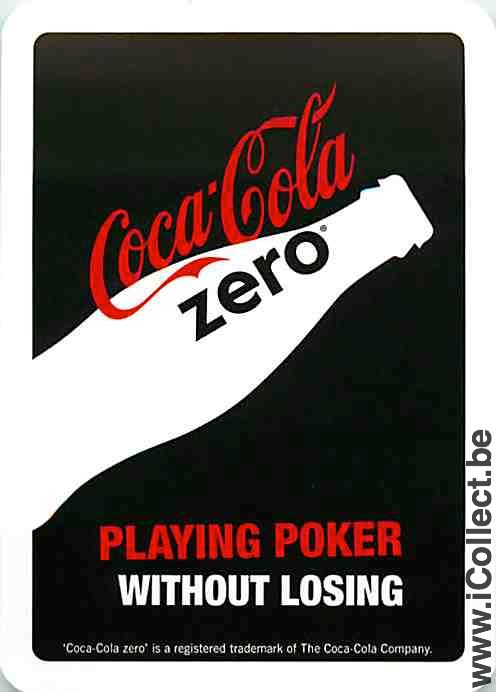 Single Swap Playing Cards Coca-Cola Zero (PS04-55G)