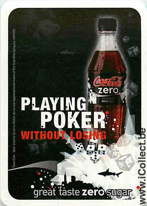 Single Swap Playing Cards Coca-Cola Zero (PS04-10B)