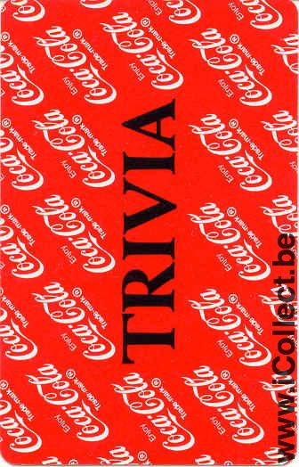 Single Swap Playing Cards Coca-Cola Trivia (PS01-10C)