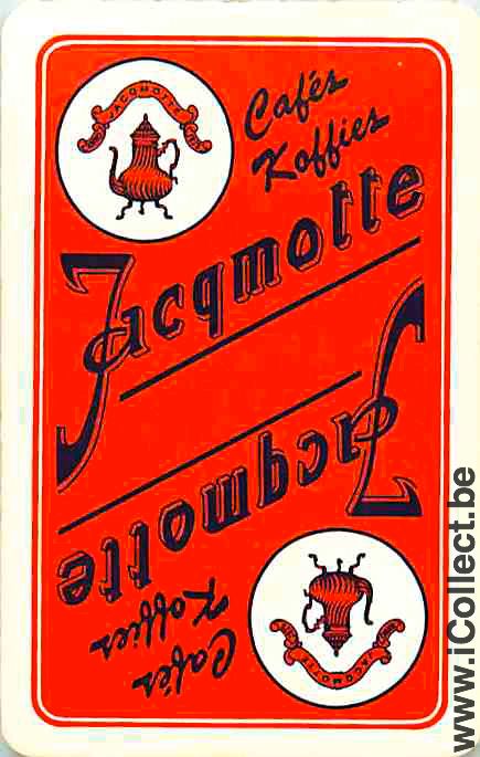 Single Swap Playing Cards Coffee Jacqmotte (PS06-02I)