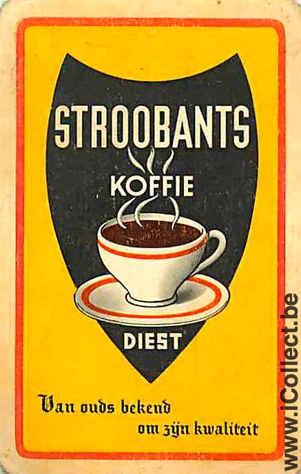 Single Swap Playing Cards Coffee Stroobants (PS06-04H) - Click Image to Close