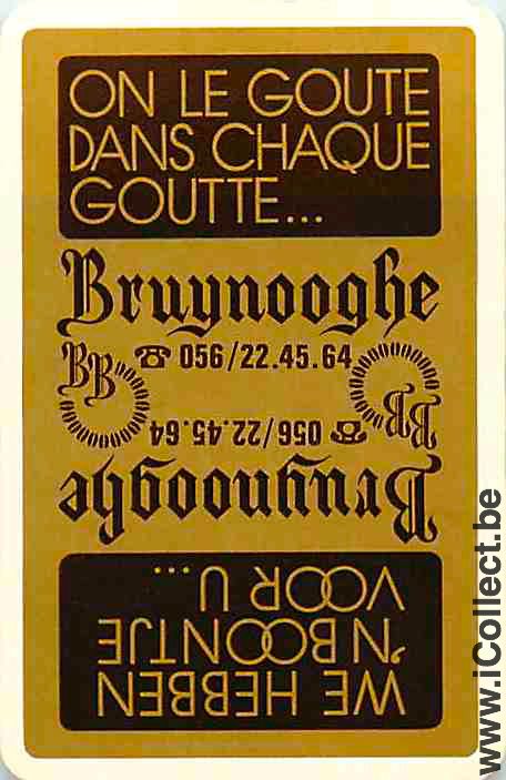 Single Swap Playing Cards Coffee Bruynooghe (PS06-05A) - Click Image to Close