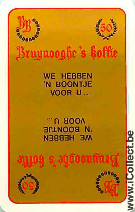 Single Swap Playing Cards Coffee Bruynooghe (PS06-05B) - Click Image to Close