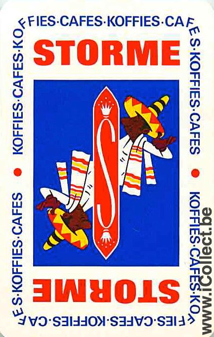 Single Swap Playing Cards Coffee Storme (PS03-52B) - Click Image to Close