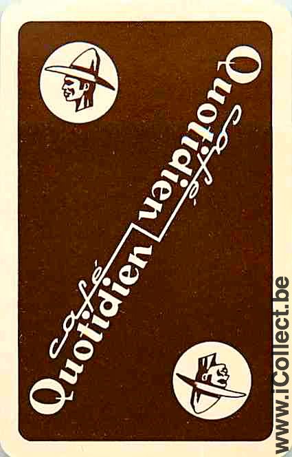 Single Swap Playing Cards Coffee Cafe Quotidien (PS06-08E) - Click Image to Close