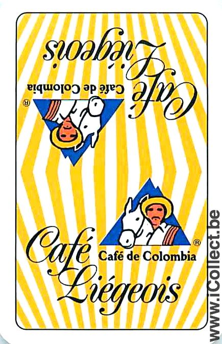 Single Swap Playing Cards Coffee Liegeois (PS06-08G)