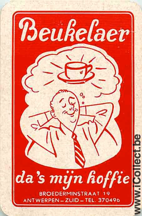 Single Swap Playing Cards Coffee Beukelaer (PS01-46C)