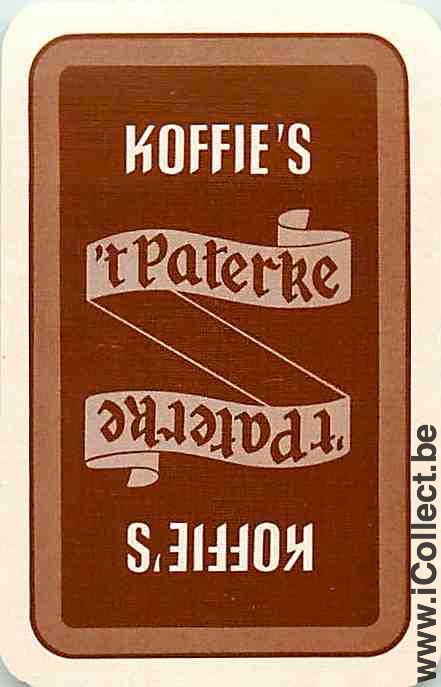 Single Swap Playing Cards Coffee t Paterke (PS01-20G)