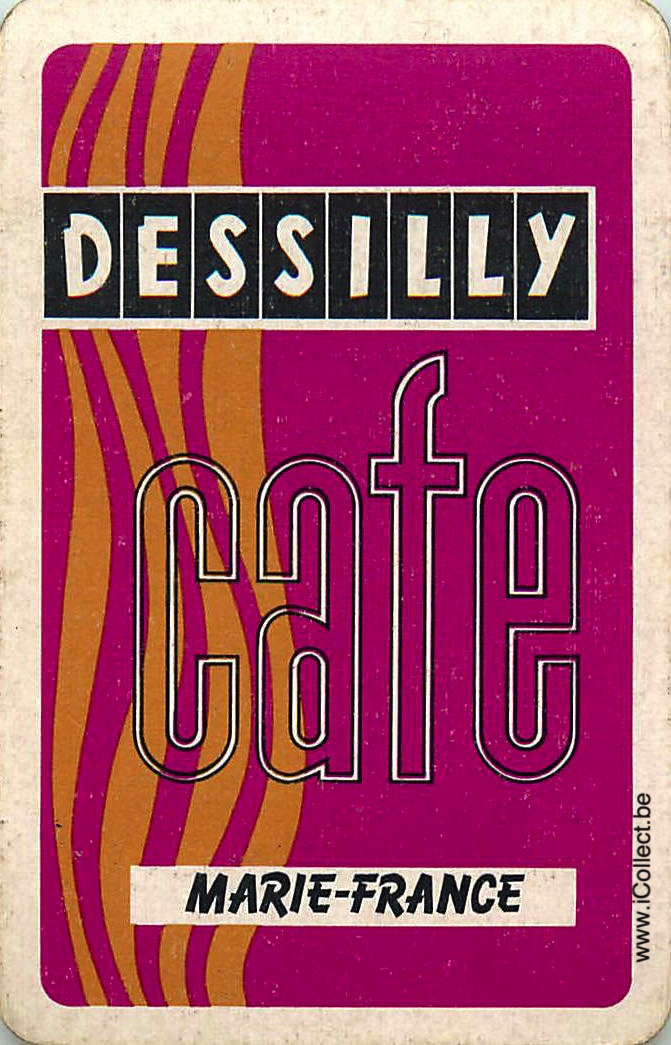 Single Swap Playing Cards Coffee Dessilly (PS10-58E)