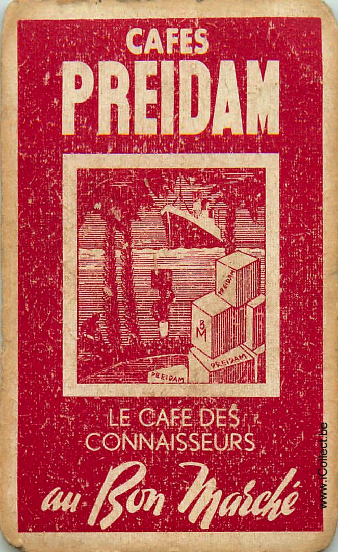 Single Swap Playing Cards Coffee Preidam (PS02-49B)