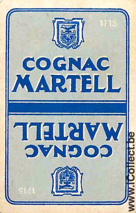 Single Swap Playing Cards Alcohol Cognac Martell (PS06-09H)