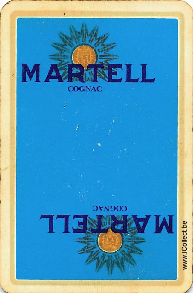 Single Swap Playing Cards Cognac Cognac Martell (PS09-37F) - Click Image to Close