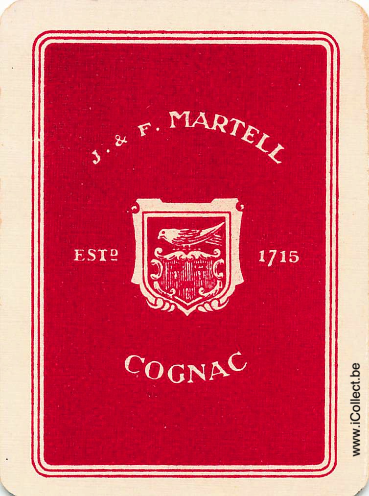 Single Swap Playing Cards Cognac Martell (PS23-55G)