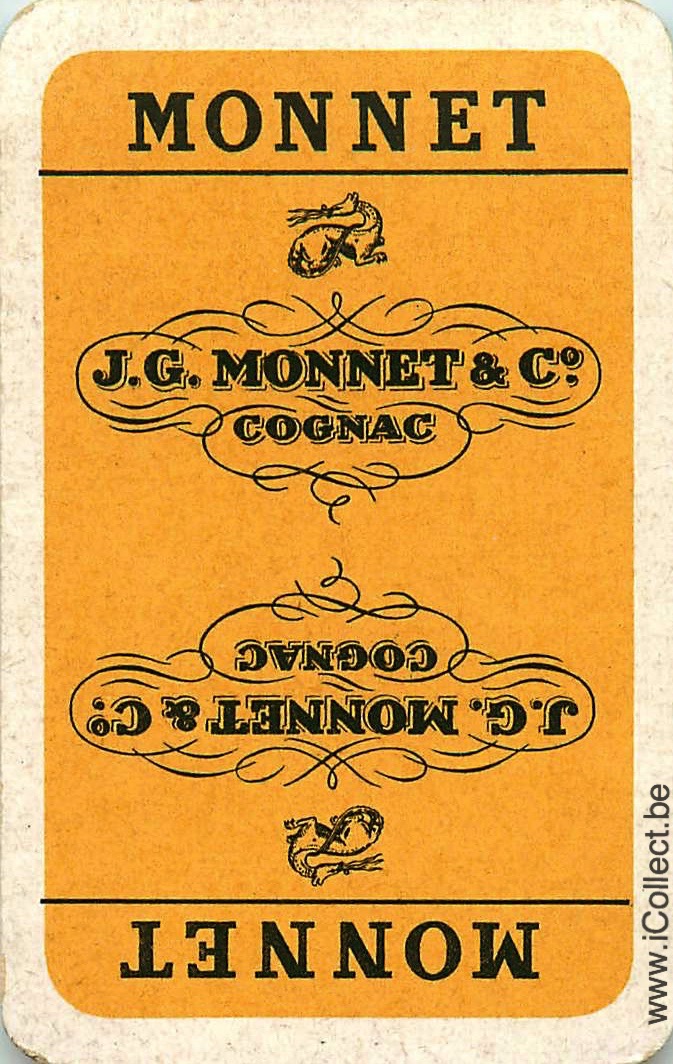 Single Swap Playing Cards Cognac Monnet (PS22-08C)