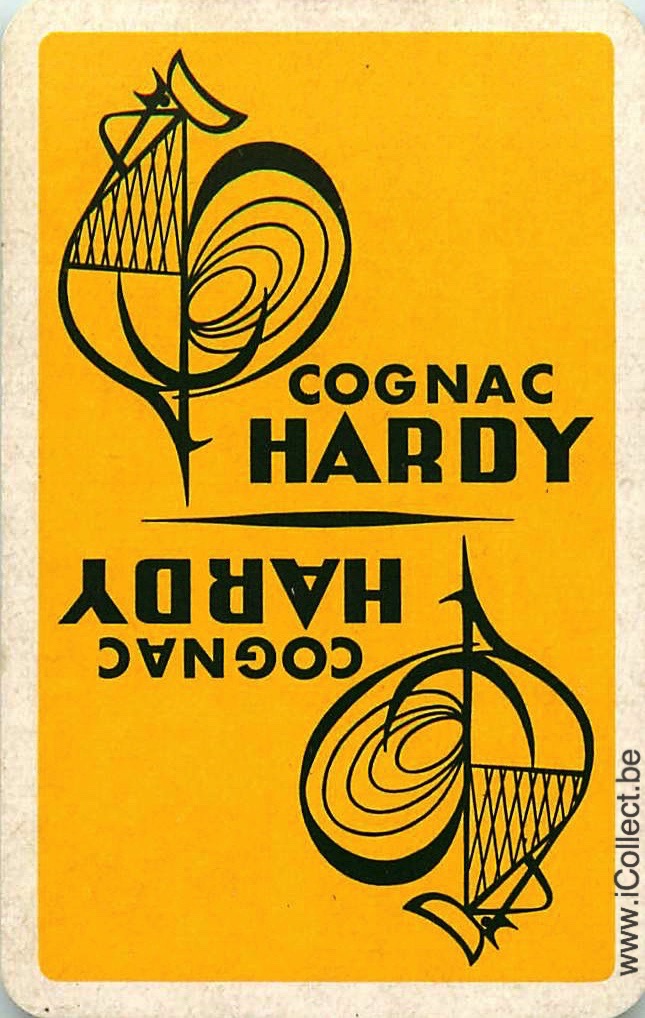 Single Swap Playing Cards Alcohol Cognac Hardy (PS22-08B)