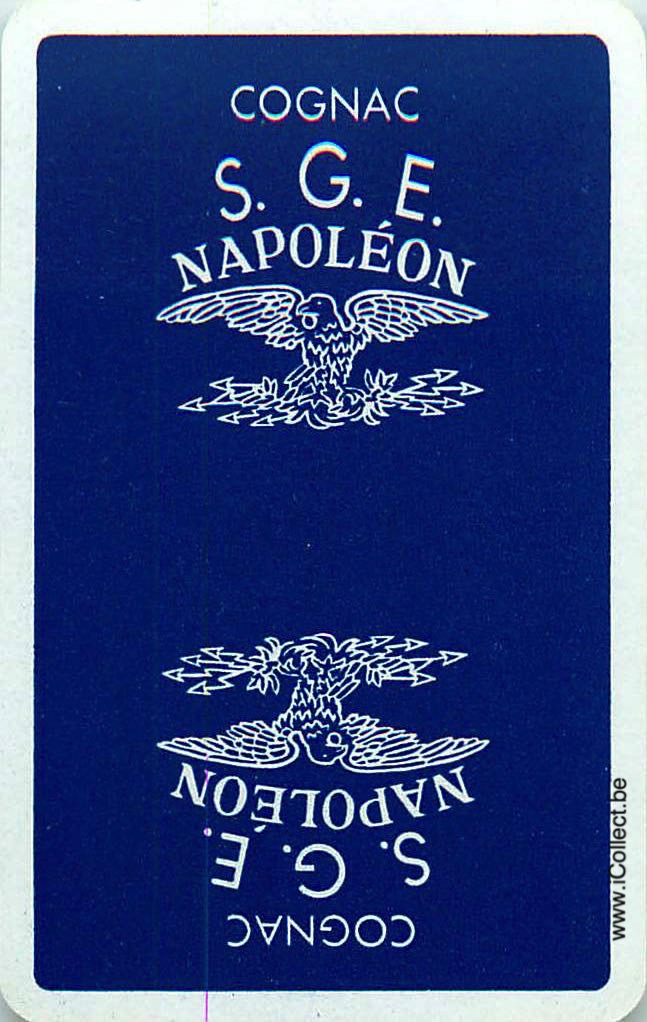 Single Swap Playing Cards Cognac Napoleon (PS01-21H)