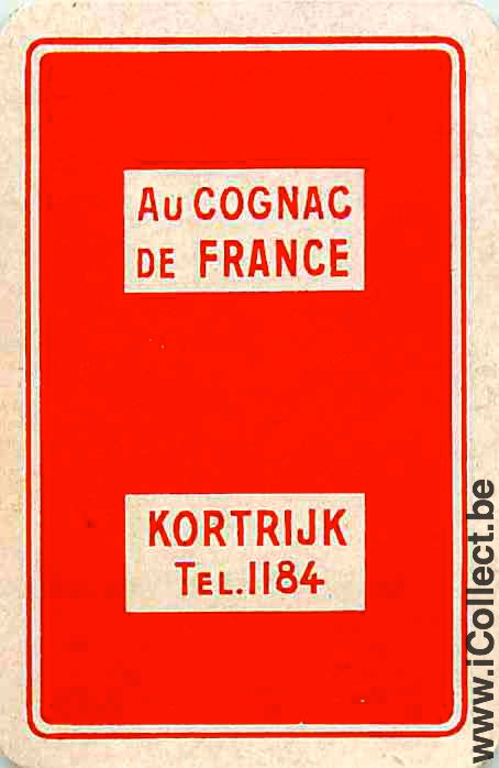 Single Swap Playing Cards Alcohol Cognac de France (PS06-09I) - Click Image to Close
