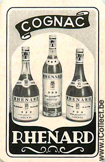 Single Swap Playing Cards Alcohol Cognac Rhenard (PS06-11D)