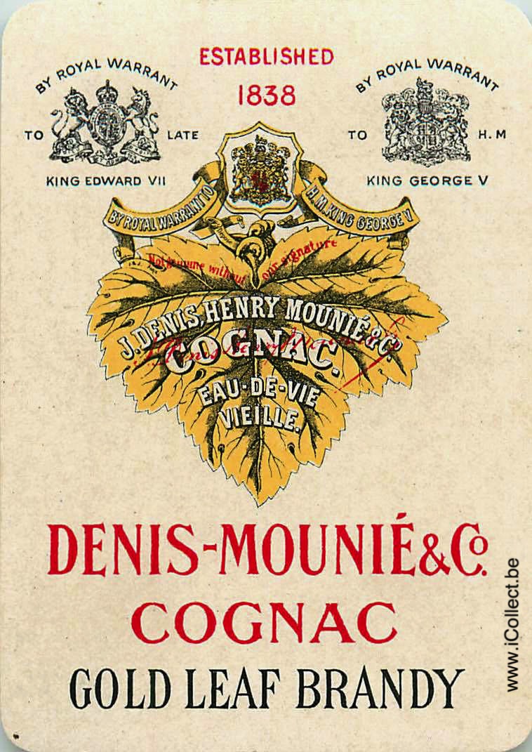 Single Swap Playing Cards Cognac Denis Mounie (PS22-08D) - Click Image to Close
