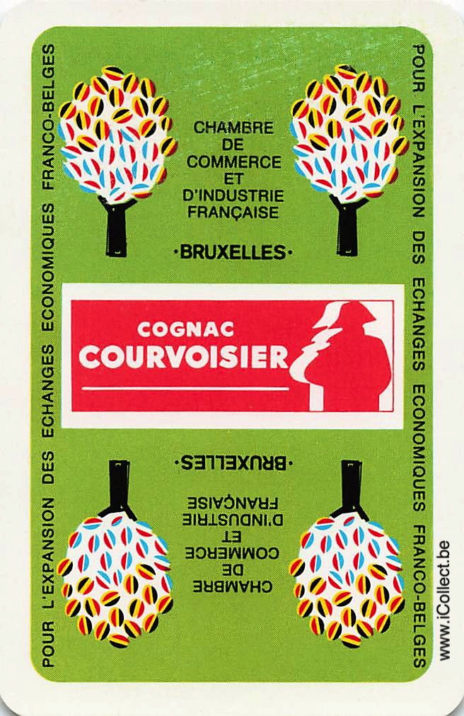 Single Swap Playing Cards Cognac Courvoisier (PS04-28G)