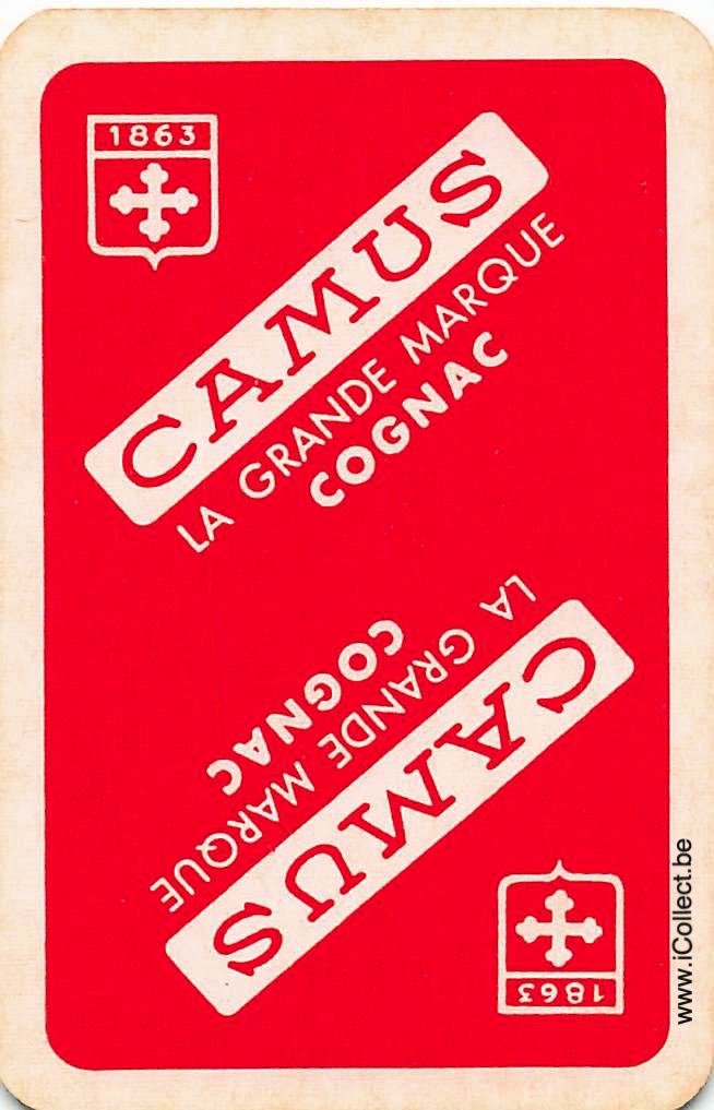 Single Swap Playing Cards Cognac Cognac Camus (PS22-45I)