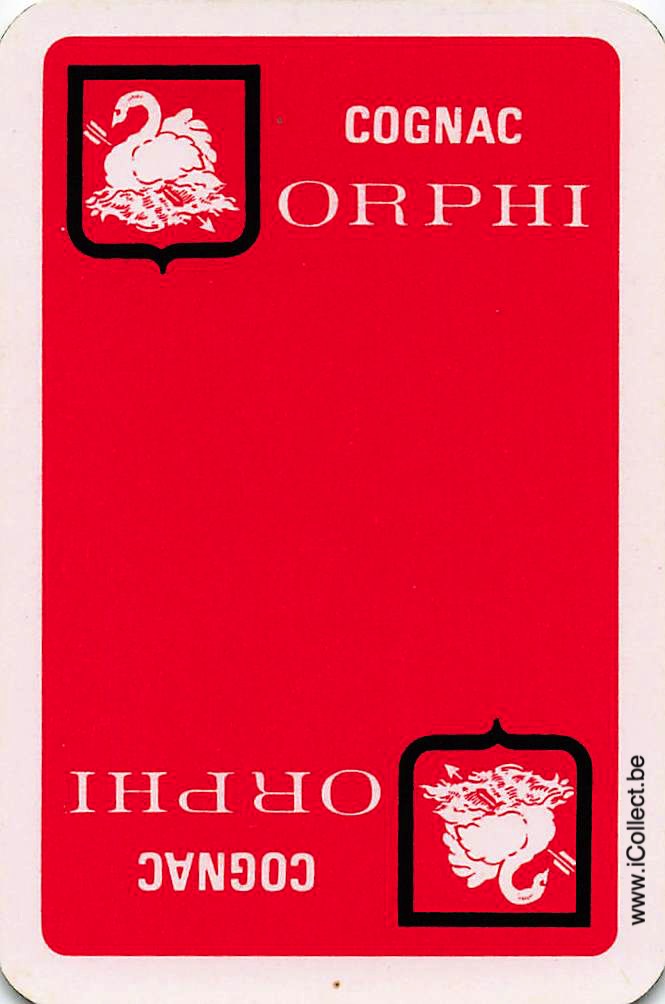 Single Swap Playing Cards Cognac Cognac Orphi (PS22-45C)
