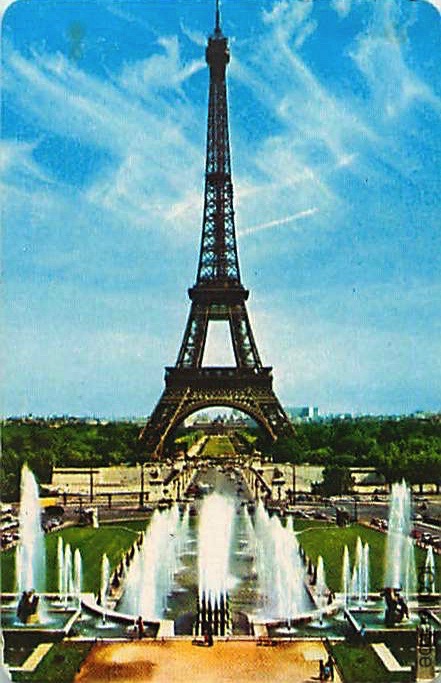 Single Swap Playing Cards Country France Tour Eiffel (PS17-18H)