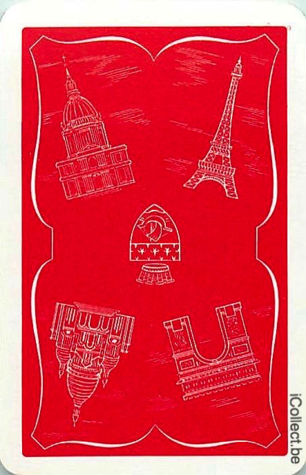 Single Swap Playing Cards Country France Tour Eiffel (PS17-19B)