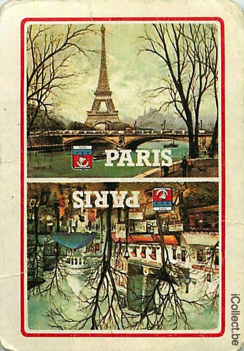 Single Swap Playing Cards Country France Tour Eiffel (PS17-19F)