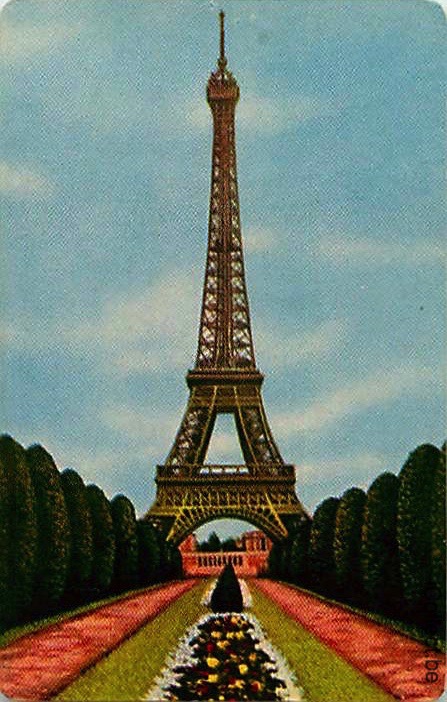 Single Swap Playing Cards Country France Tour Eiffel (PS17-19H)