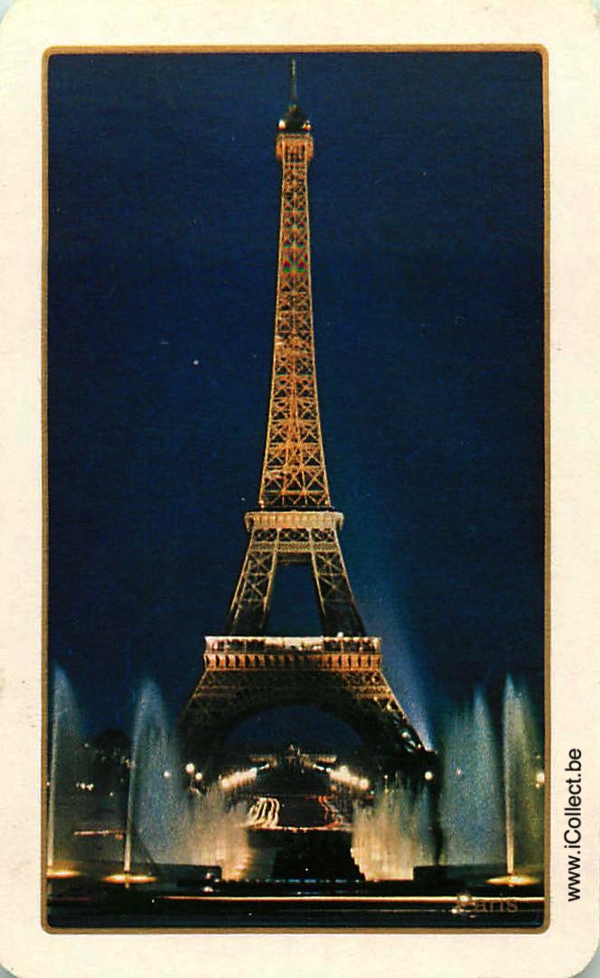 Single Swap Playing Cards Country Tour Eiffel (PS24-01E)