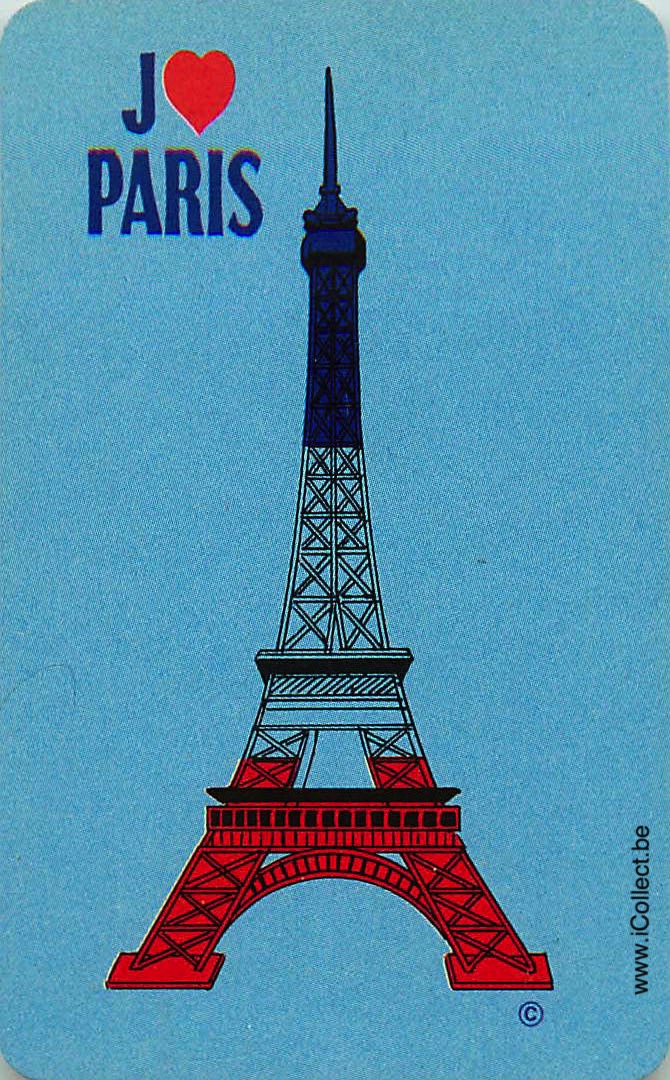 Single Swap Playing Cards Country Tour Eiffel (PS24-01H)
