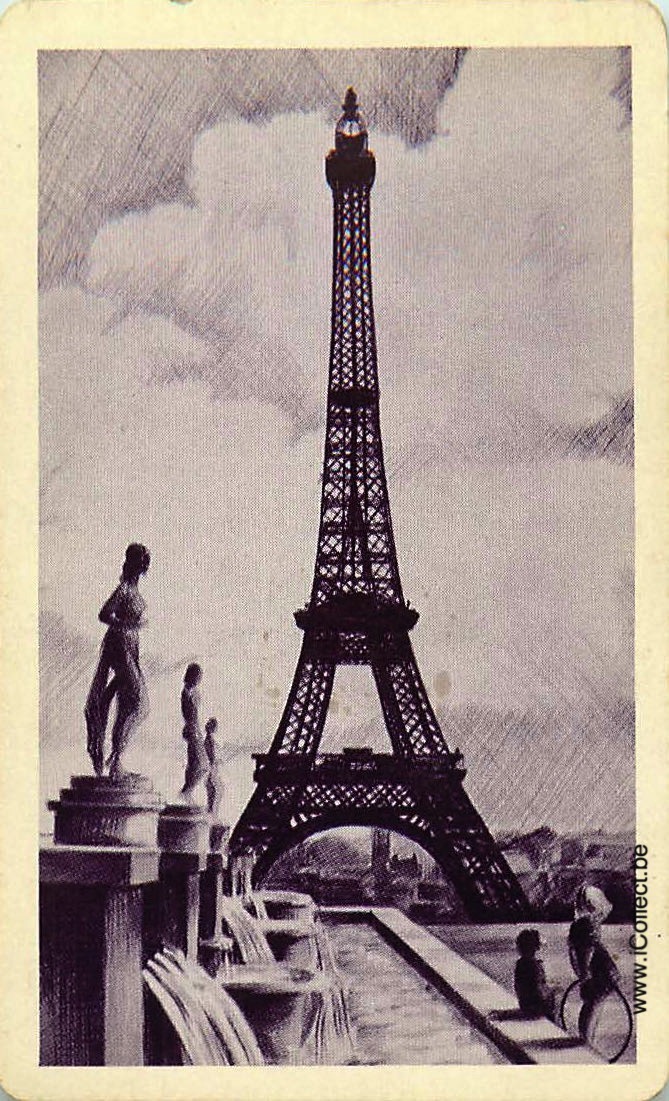 Single Swap Playing Cards Country Tour Eiffel (PS24-02A)