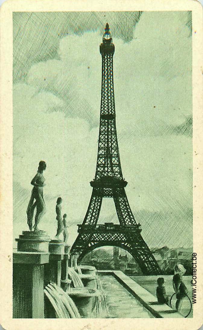 Single Swap Playing Cards Country Tour Eiffel (PS24-02D)
