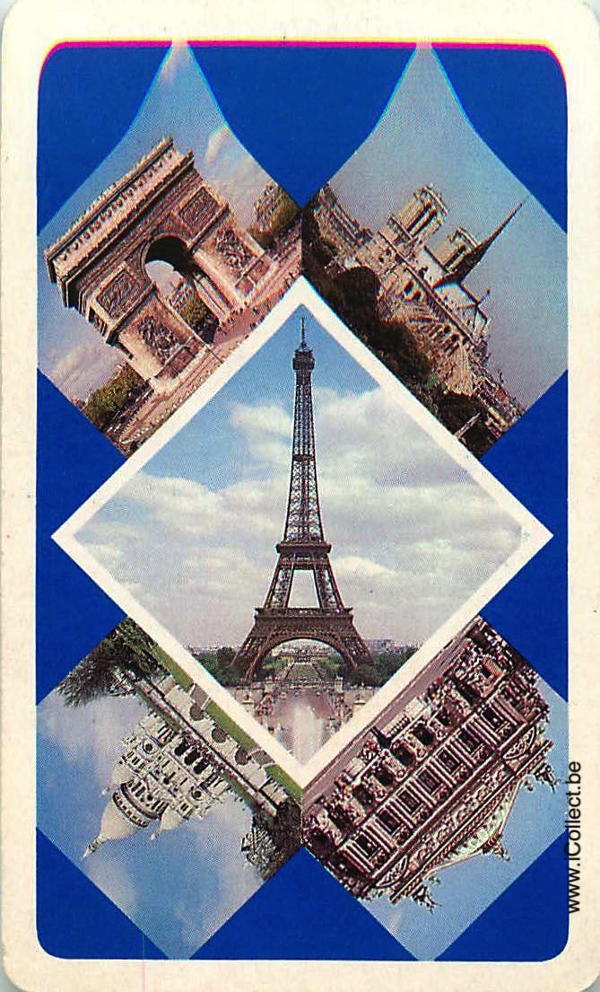 Single Swap Playing Cards Country Tour Eiffel (PS24-02E)
