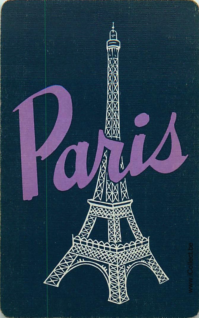Single Swap Playing Cards Country Tour Eiffel (PS24-02F)