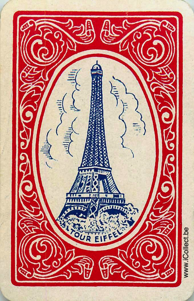 Single Swap Playing Cards Country Tour Eiffel (PS24-03D)