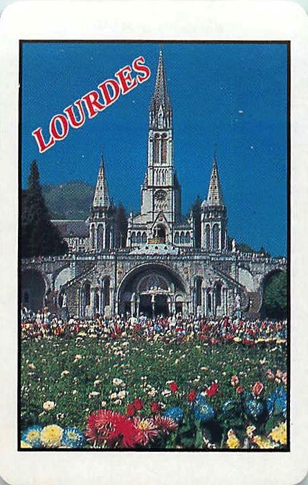 Single Swap Playing Cards Country France Lourdes (PS16-09G) - Click Image to Close