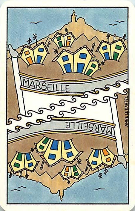 Single Playing Cards Country France Marseille (PS16-09H) - Click Image to Close