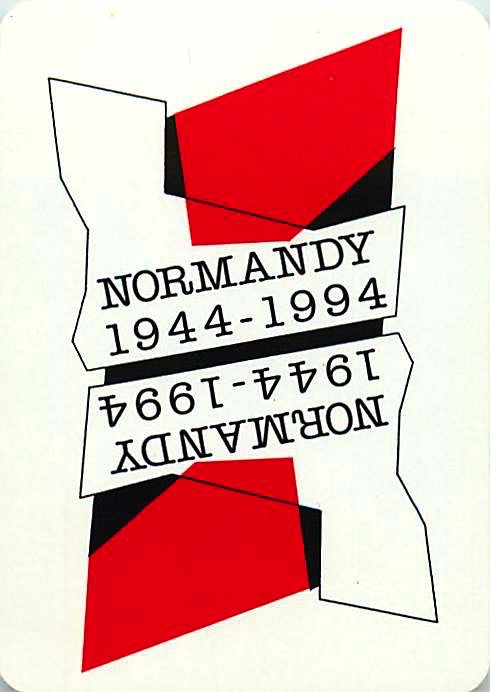 Single Playing Cards Country France Normandy 1944-1994 (PS16-60C - Click Image to Close
