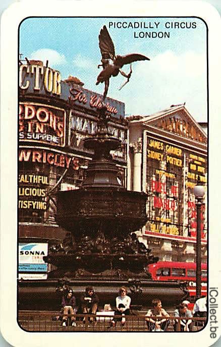 Single Playing Cards Country London Piccadilly Circus (PS17-36A)