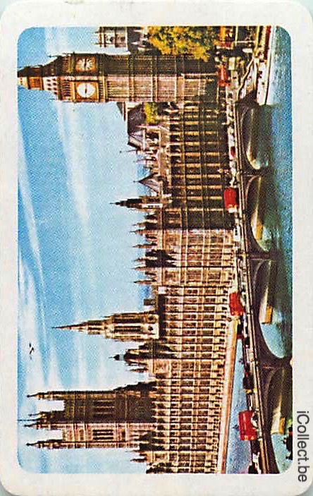 Single Playing Cards Country UK Houses of Parliament (PS17-37A) - Click Image to Close
