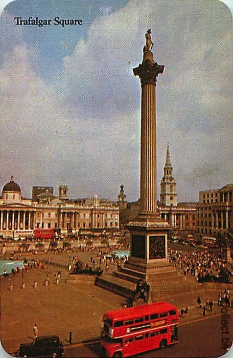 Single Swap Playing Cards UK London Trafalgar Square (PS17-37I)