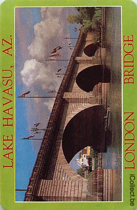 Single Swap Playing Cards Country UK London Bridge (PS17-38D)