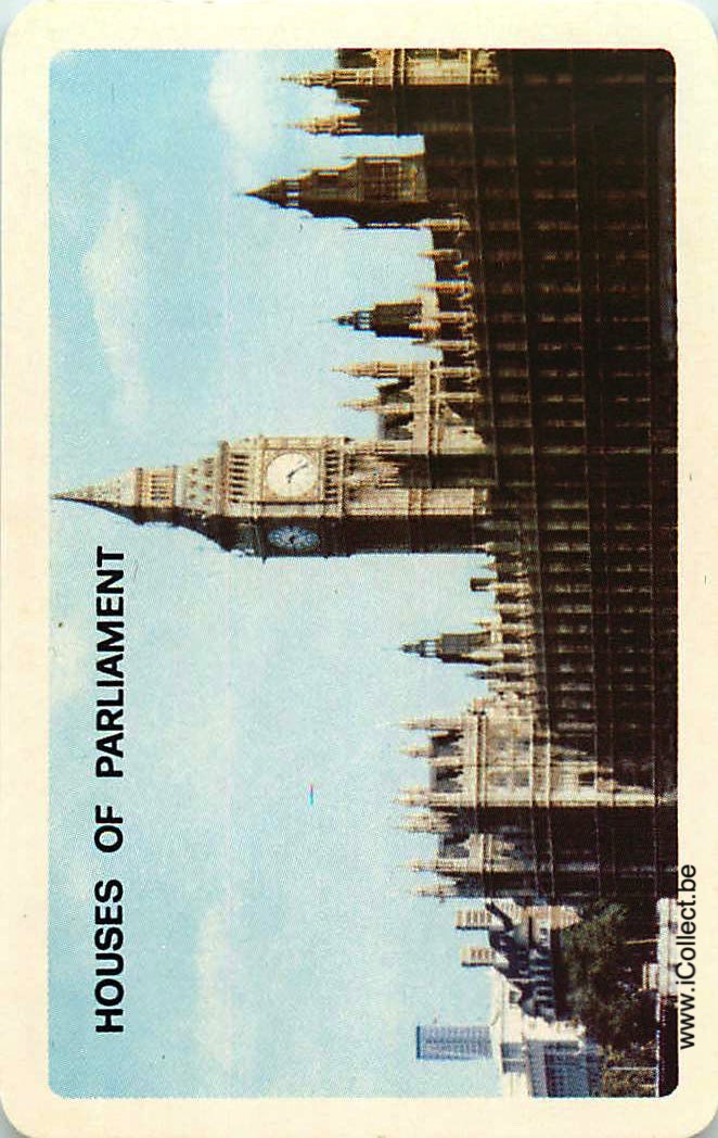 Single Swap Playing Cards Country House of Parliement (PS24-19B) - Click Image to Close