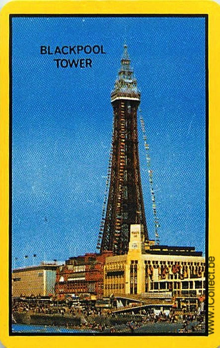 Single Swap Playing Cards Country UK Blackpool Tower (PS18-13F) - Click Image to Close