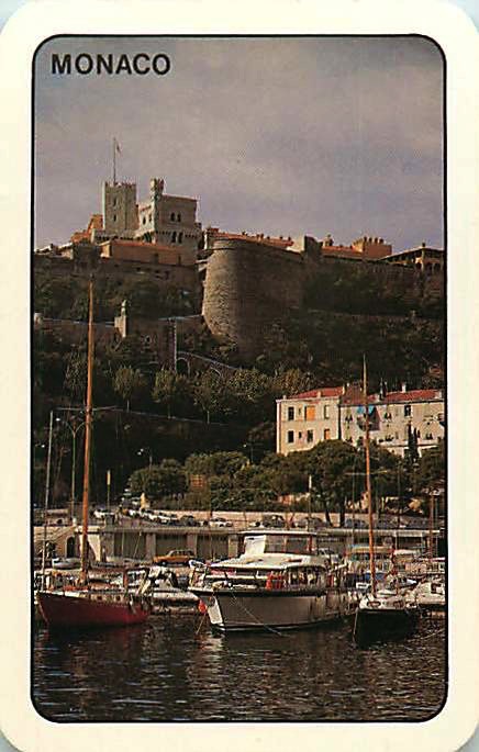 Single Playing Cards Country France Monaco (PS16-05A) - Click Image to Close