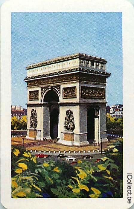 Single Swap Playing Cards Country France Paris (PS17-16I)